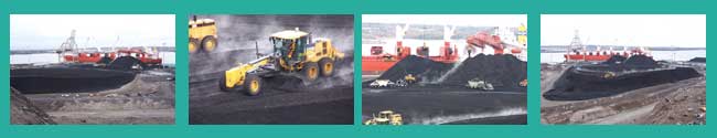 PEV dock unloading coal