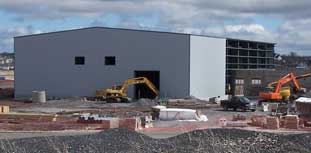STPA building under construction